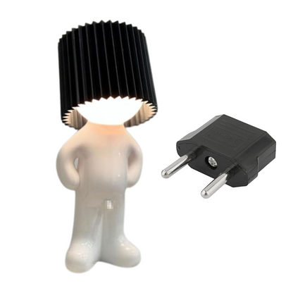 Fun table lamp with naughty switch