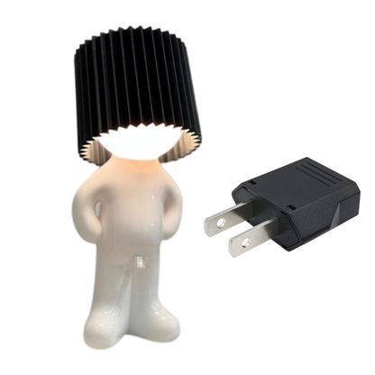 Fun table lamp with naughty switch