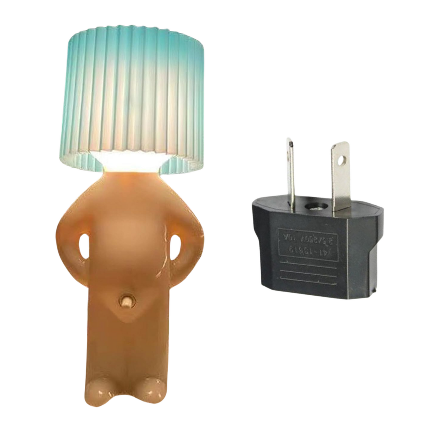 Fun table lamp with naughty switch