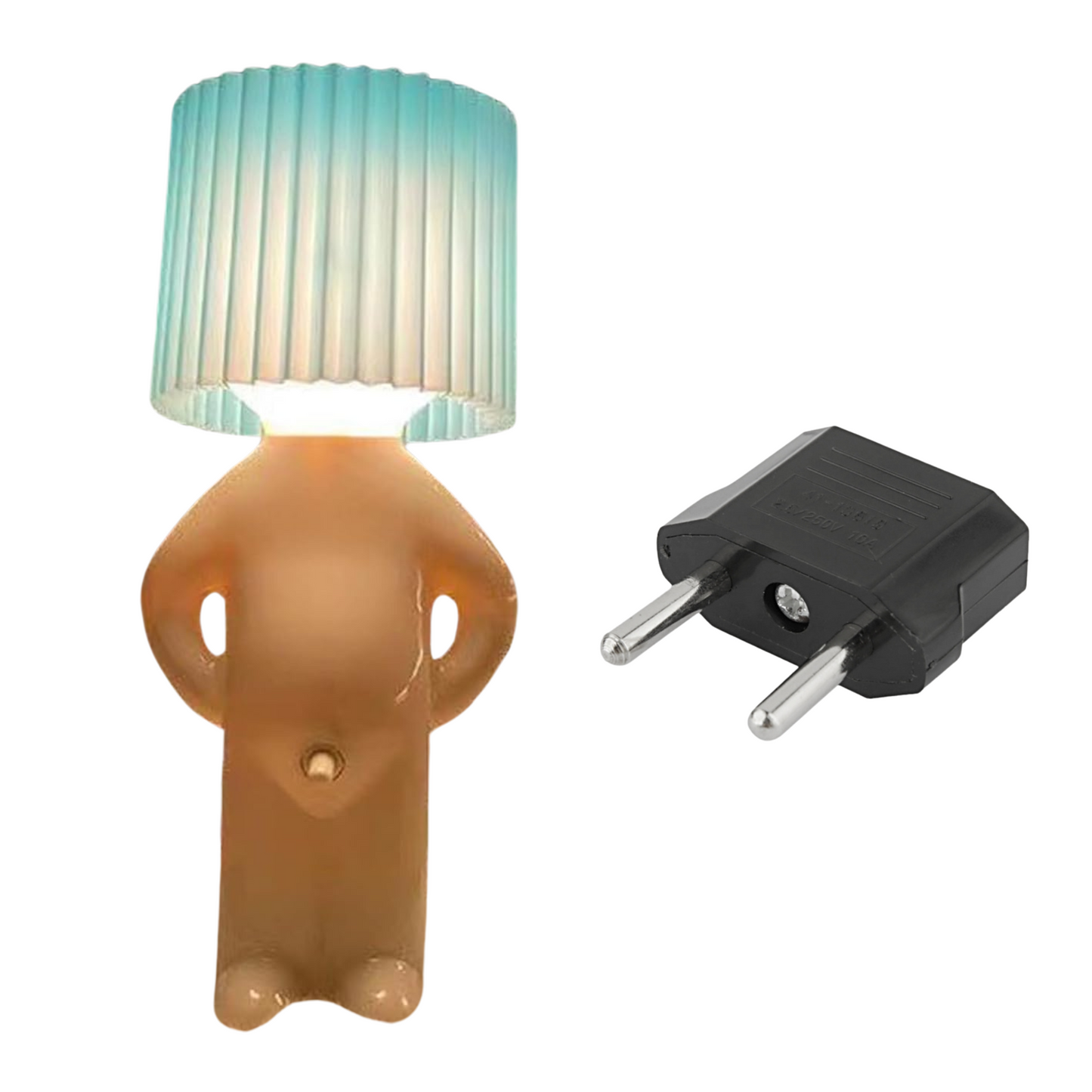 Fun table lamp with naughty switch