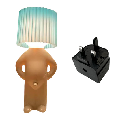 Fun table lamp with naughty switch