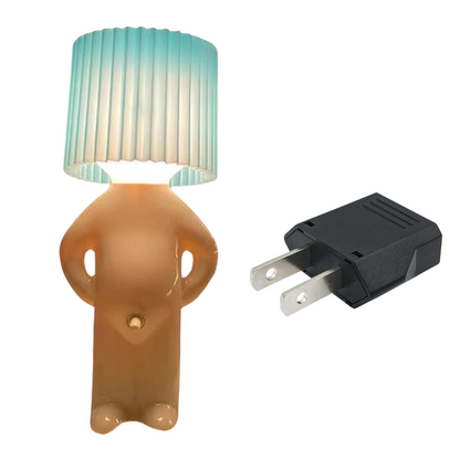 Fun table lamp with naughty switch