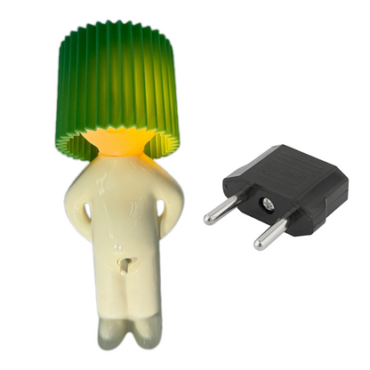 Fun table lamp with naughty switch