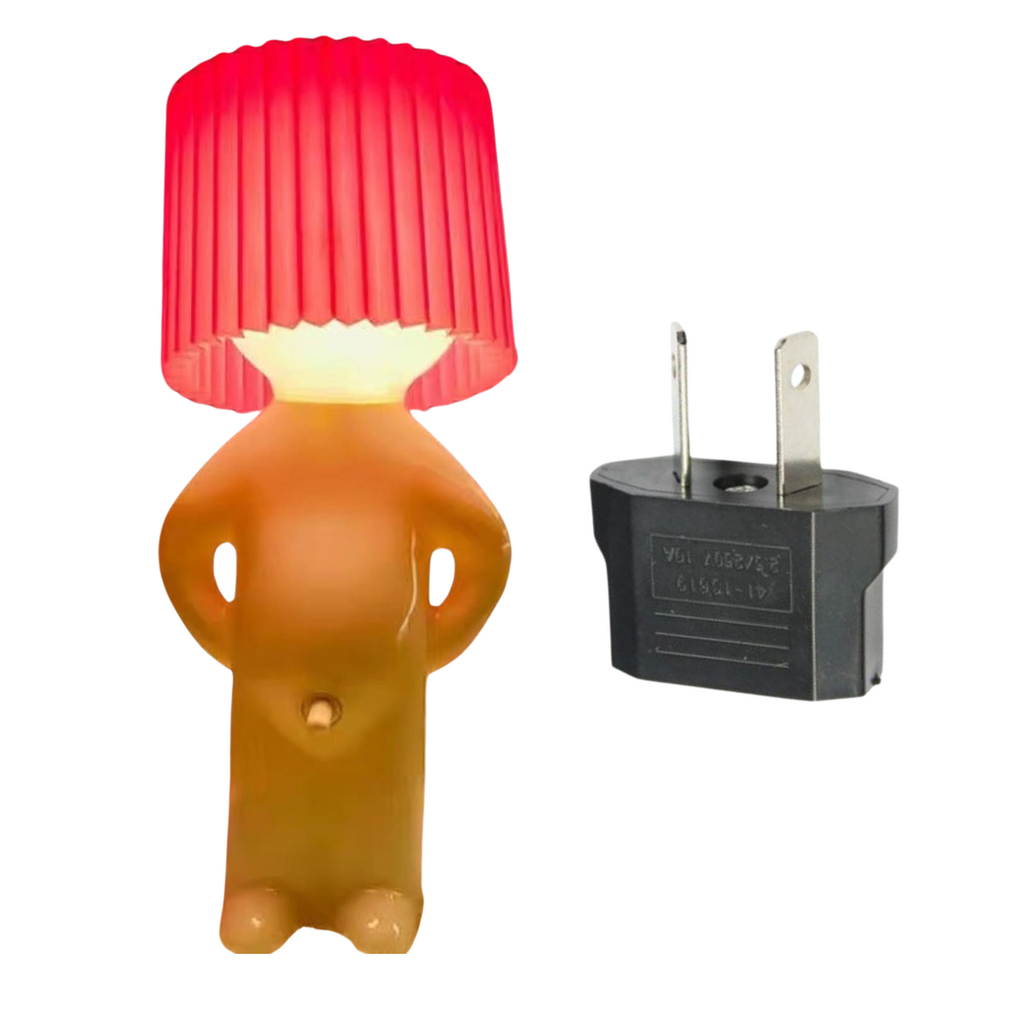 Fun table lamp with naughty switch