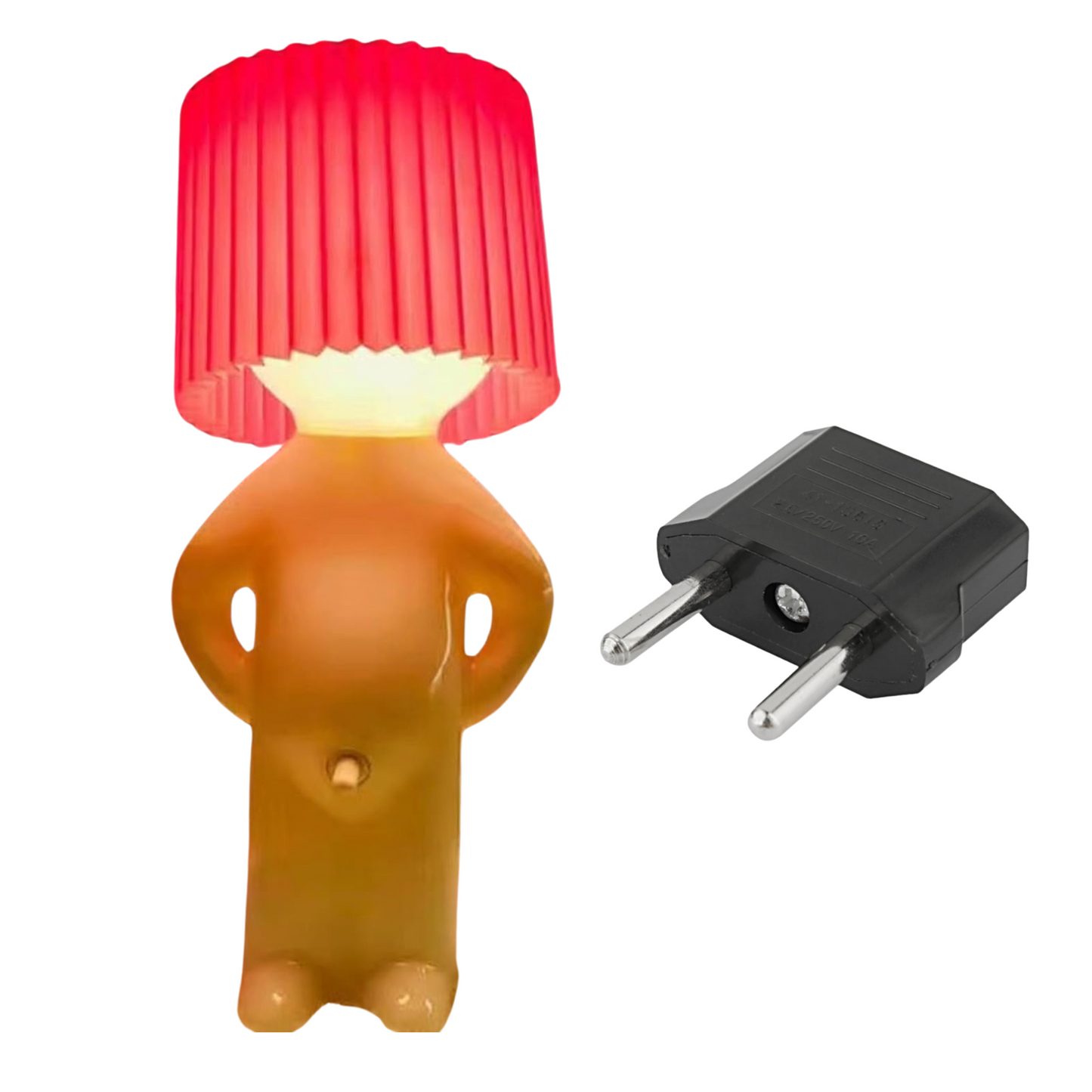 Fun table lamp with naughty switch