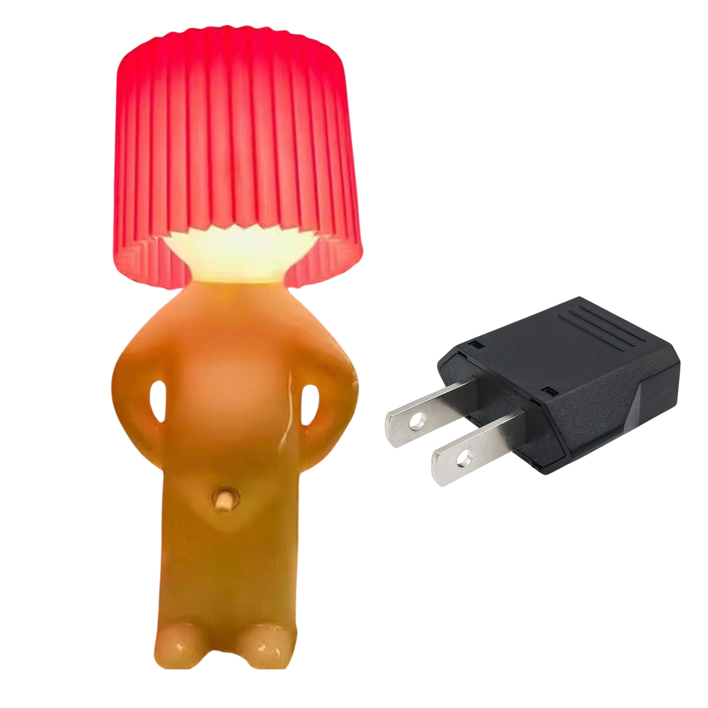 Fun table lamp with naughty switch