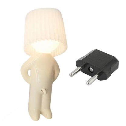 Fun table lamp with naughty switch