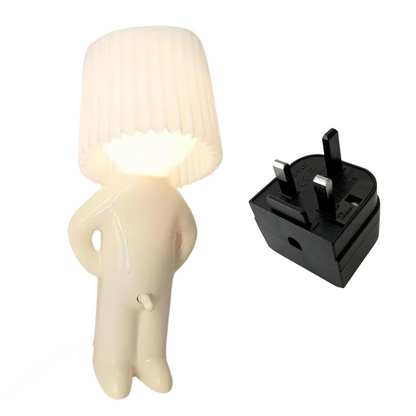 Fun table lamp with naughty switch