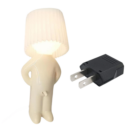 Fun table lamp with naughty switch